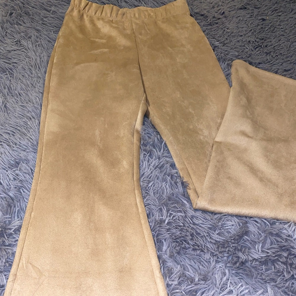 Forever21 suede flare pant